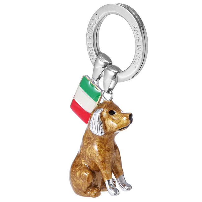 楽天市場 ギフト対応無料 Silver Mirco シルバーミルコ イタリア製 イヌのシルバーキーリング Sm0005 イタリアのブランド シルバーにエナメル装飾を施したキーリング メンズ レディース 兼用 犬とイタリア国旗のおしゃれなチャーム付きキーリング キレイスポット