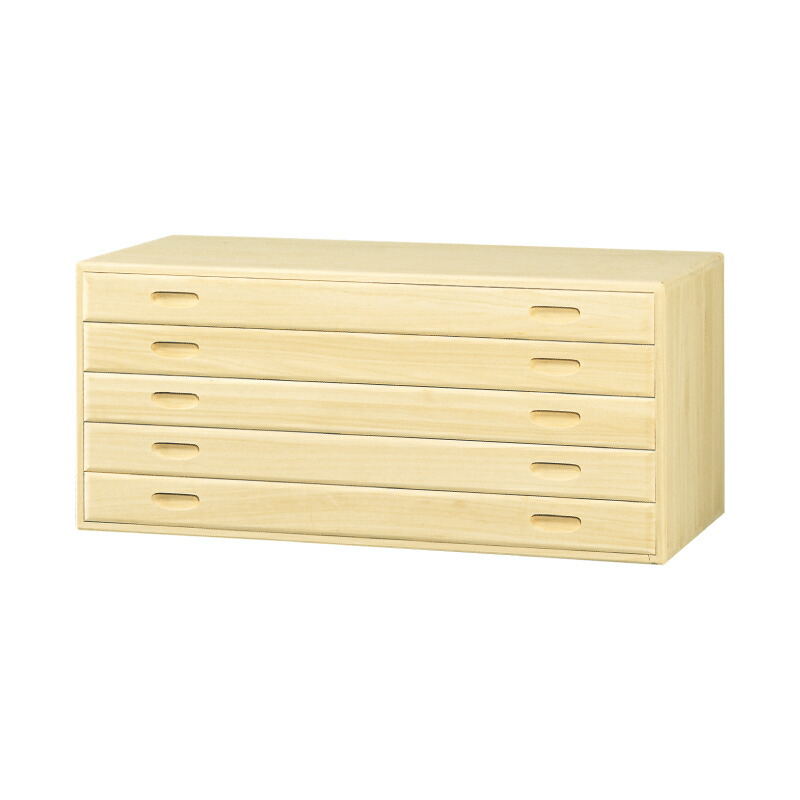 楽天市場】桐の収納家具 輝き三つ引き出し 鈴007 箱長の桐工芸品