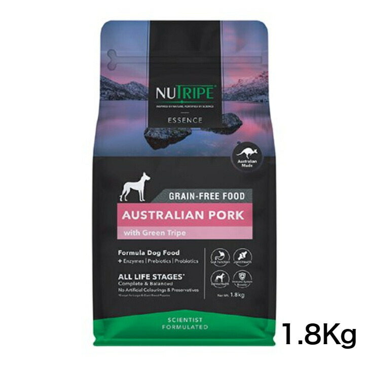 【楽天市場】ニュートライプ ドライフード ドッグ オーストラリアンポ−クwithグリーントライプ 1.8Kg ドッグフード オーストラリア