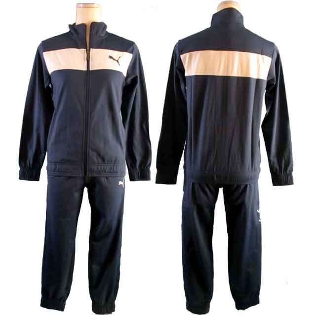 【送料無料】プーマ PUMA ★子供用ジャージ上下セット(2点セット/トレーニングスーツ/ジャケット/パンツ/ロゴ/セットアップ/トレーニングウェア/スポーツ/部活動/運動会