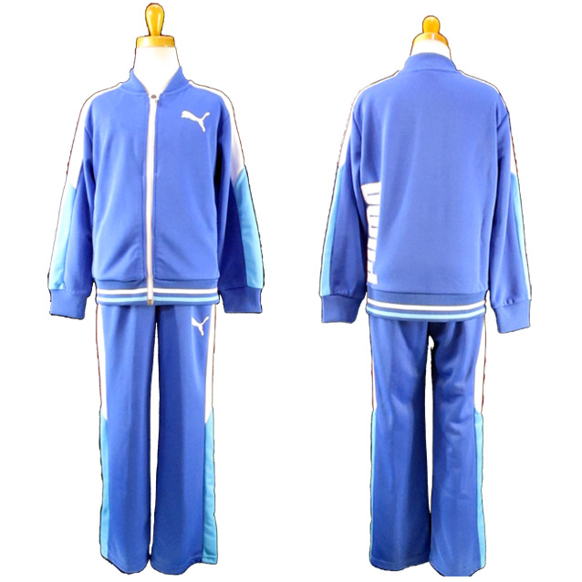【貨物輸送無料】ピューマ PUMA ☆赤ちゃん用プルオーバー上下仕掛ける(2点仕掛ける/形づくる背広/上衣/ズボン下/ロゴタイプ/セットアップ/形づくる御召しもの/運動競技/部自然作用/競技大会◇120糎/130糎/140糎/150糎◇