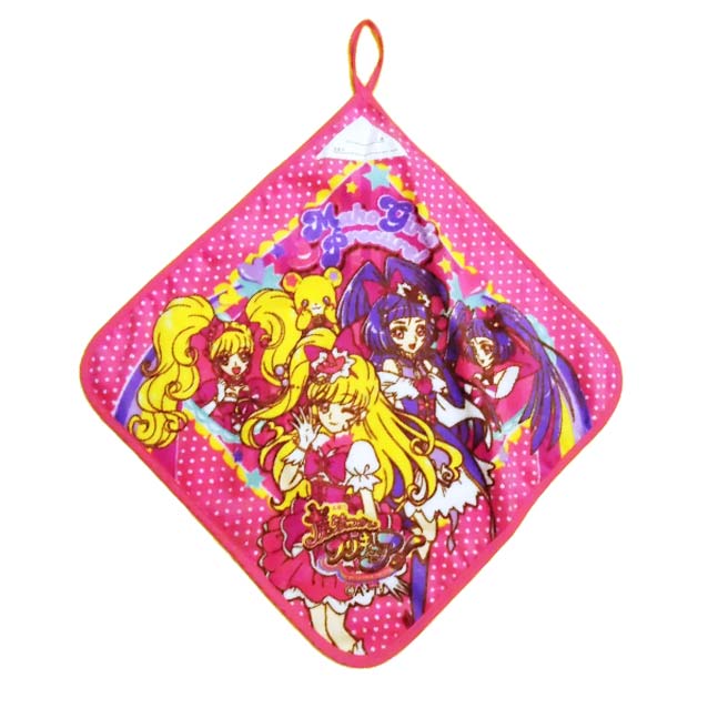 楽天市場 まほう使いプリキュア 魔法使いプリキュア 魔法つかいプリキュアハンドタオル シャーリングタオル キャラクタープリントタオル バンダイ キリンヤウェブショップ