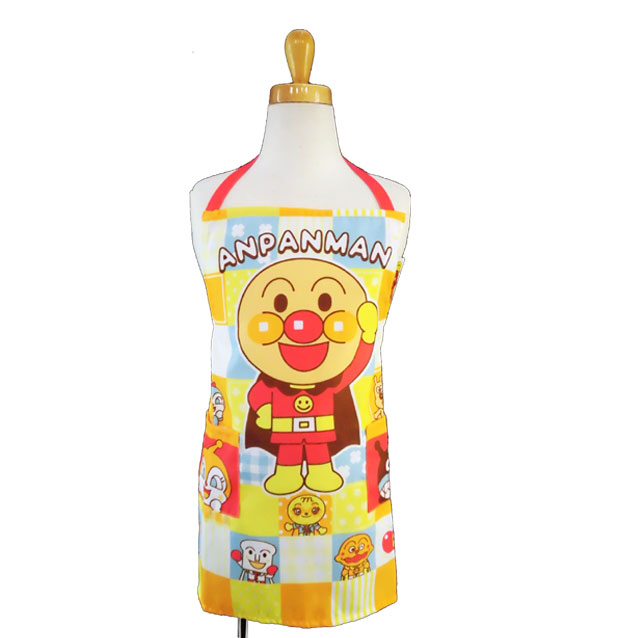 それいけ！アンパンマン★アンパンマンプリントエプロン/エプロン/まえかけ◇バンダイ◇画像