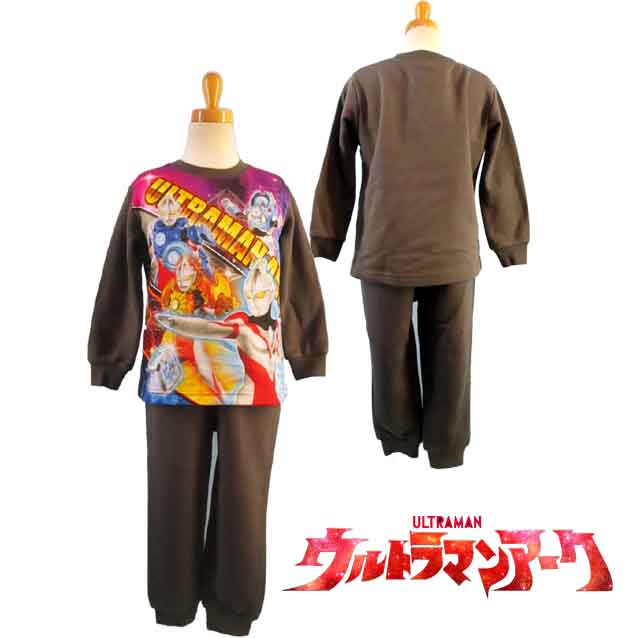 ウルトラマンアーク★光る!パジャマ/裏起毛パジャマ/ソリスアーマー・ルーナアーマー/パジャマ/ルームウェア/トレーナースーツ/部屋着/なりきり/男の子/上下組◇100cm110cm120cm130cm◇バンダイ◇画像