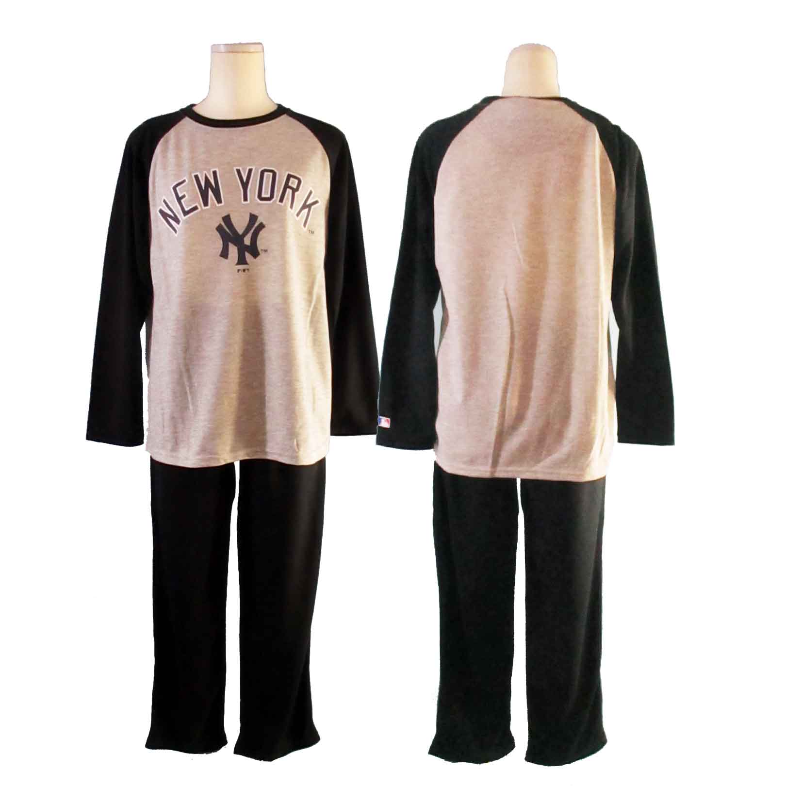 MAJOR LERGUE BASEBALL/メジャーリーグ★NYヤンキース ジュニア（男の子）Tタイプパジャマ/長袖+長ズボン ナイトウェア 部屋着 リラクシングウェア画像