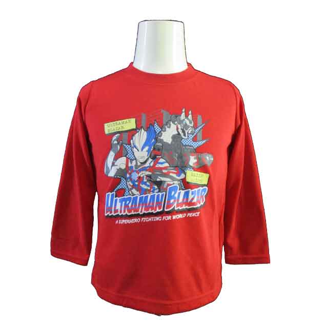 ウルトラマンブレーザー/ウルトラヒーローズ★プリント長袖Tシャツ 転写プリント ボーイズ 男の子 子供 キッズ/110cm/120cm/130cm◇バンダイ◇画像