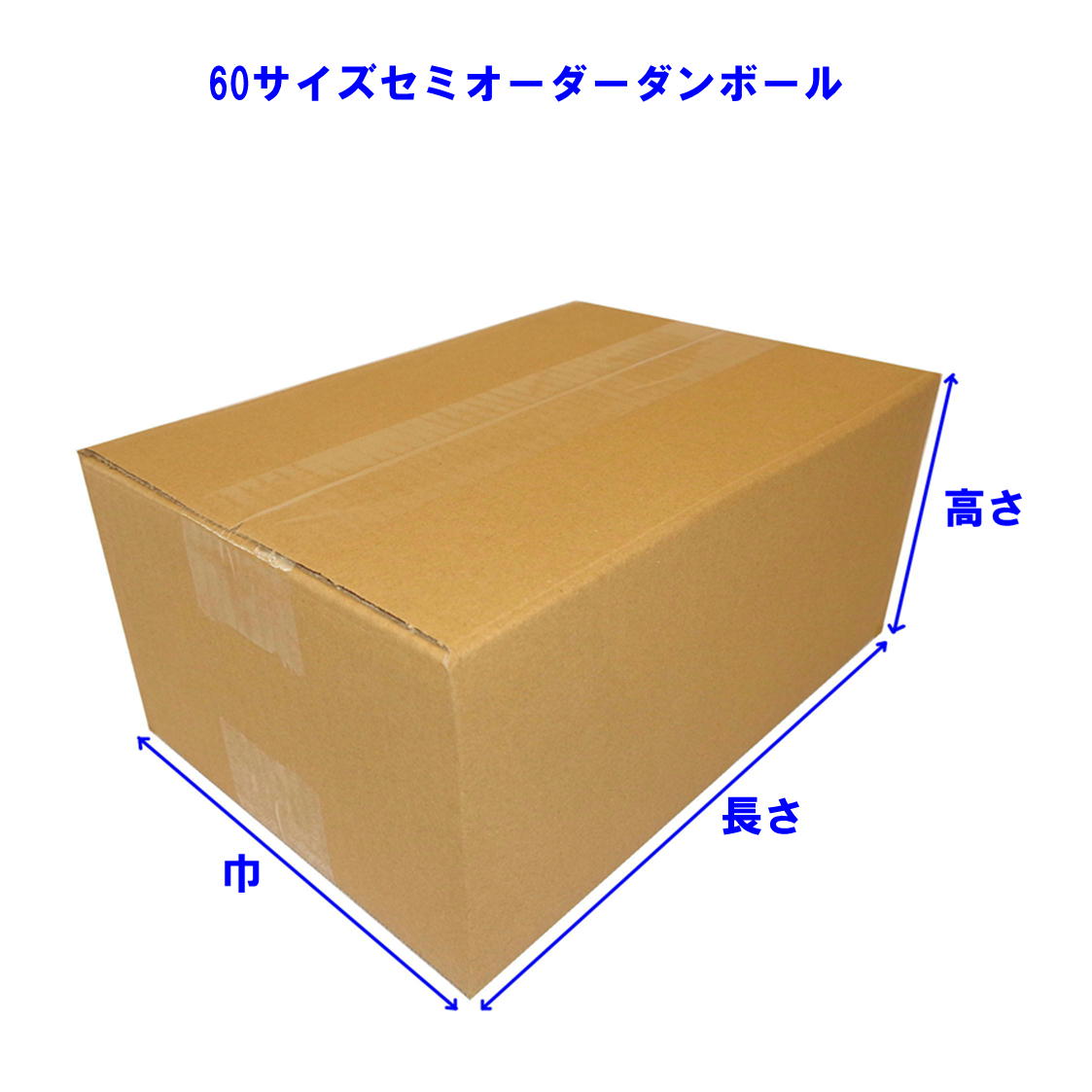 楽天市場】ダンボール セミ オーダーメイド 60 サイズ (高さ160mm