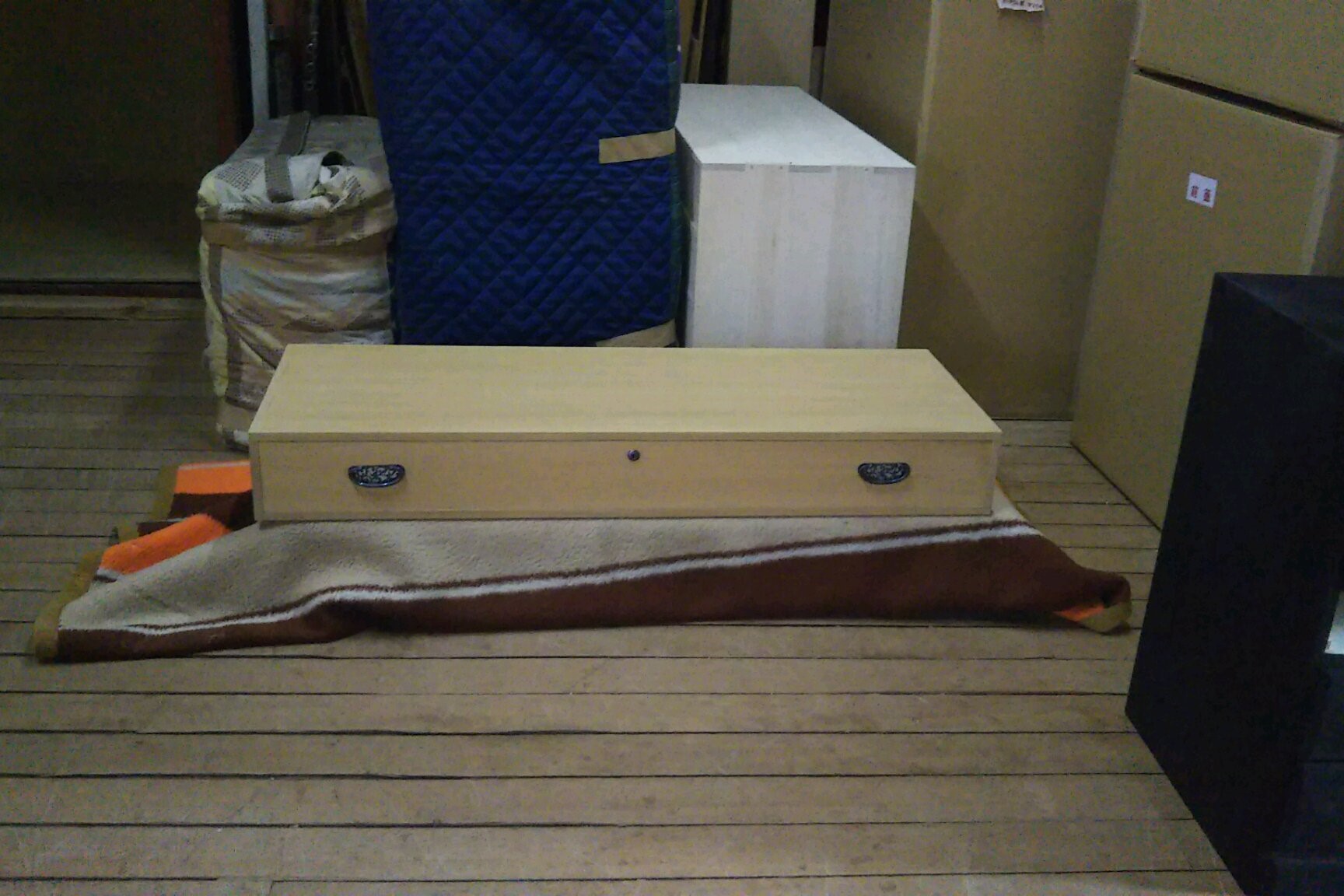 刀箪笥桐タンス桐たんす収納３振り用上置きタイプ総桐刀箪笥・１杯引き・上置きタイプ製造直売商品番号7504U