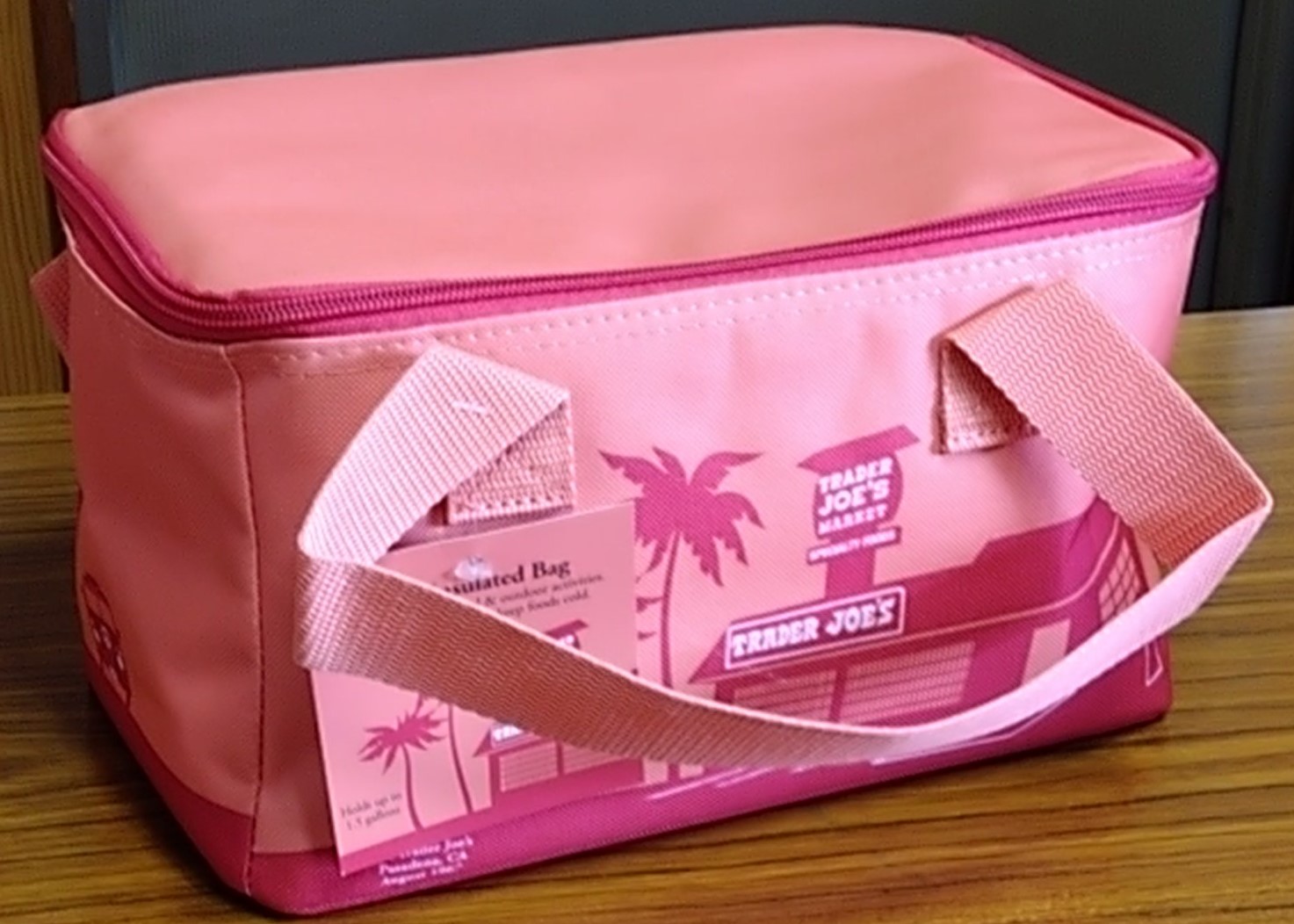 トレーダー・ジョーズエコバッグ保冷バッグW２６０xH１５０xD１４０mm在庫限りアメリカン雑貨TRADER　JOE`S　商品番号Joes19