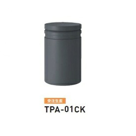 人間宅送りとどける不可 帝金 TPA-01CK バリカーピラー型 ローボラード 軽銀役をつける 脱着式カギ付 暗然たる薄墨色