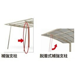 四国化成　バリューポート用脱着式補強支柱　延高用（1本入）　SPR2E-28