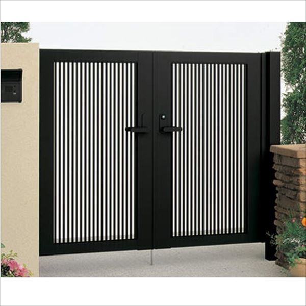 送料無料 門扉 四国化成 0914花 ガーデン Diy 玄関 門用エクステリア 品質とお求めやすさを追求した形材門扉の決定版 四国化成 クレディ門扉 2型 柱仕様 両開き 0914 エクステリアのプロショップ キロ