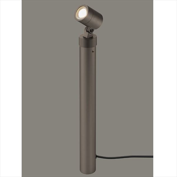 リクシル 12V 美彩 スタンドスポットライト H500 SSP-G2型 LED 照度角15&deg; 8 VLK07 AB+8VLG65 AB『ローボルトライト』 『エクステリア照明 ライト』 オータムブラウン｜エクステリアのプロショップ　キロ