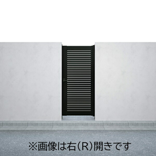 【送料無料】YKKAP シンプレオ門扉YS1型 片開き 門柱仕様 11-14L HME-V-YS 『横太格子デザイン』『ゲート 部材 ガーデン 住宅 境界 入口 塀 壁 diy おしゃれ 形材 門扉』