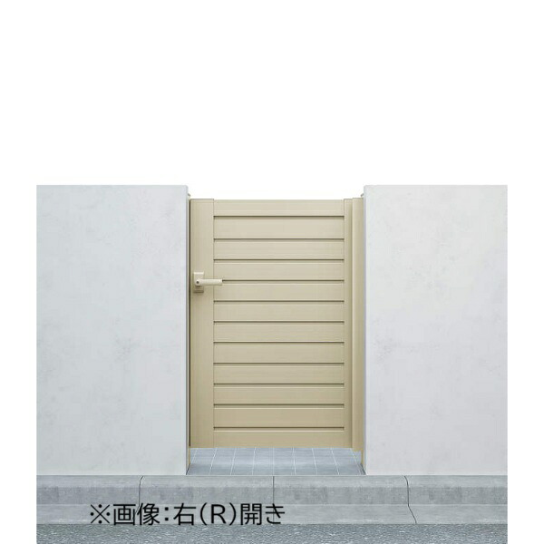 【送料無料】YKKAP シンプレオ門扉YM1型 片開き 門柱仕様 10-18L HME-V-YM1 『横目隠しデザイン』『ゲート 部材 ガーデン 住宅 境界 入口 塀 壁 diy おしゃれ 形材 門扉』