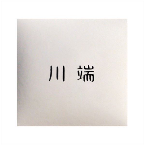 オンリーワン ラウンドスクエア表札 漢字のみ KZ1-145SNK 『表札 サイン 戸建』