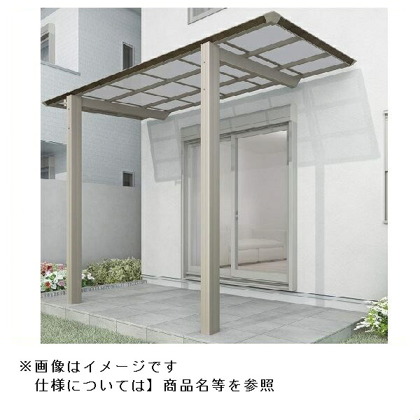 【送料無料】 【法人様限定商品 個人宅・現場配送不可】四国化成 スマート トップ 連棟セット 前柱仕様 延高 間口4228&times;5尺（1540） LSMTRFE-K4315 木調タイプ/熱線吸収ポリカ ※単体購入不可｜エクステリアのプロショップ　キロ