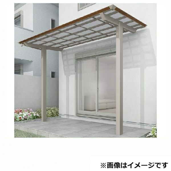 【送料無料】 【法人様限定商品 個人宅・現場配送不可】四国化成 スマート トップ 基本セット 中柱仕様 延高 間口2534×4尺（1257） SMTRCE-K2513 木調タイプ/熱線吸収ポリカ