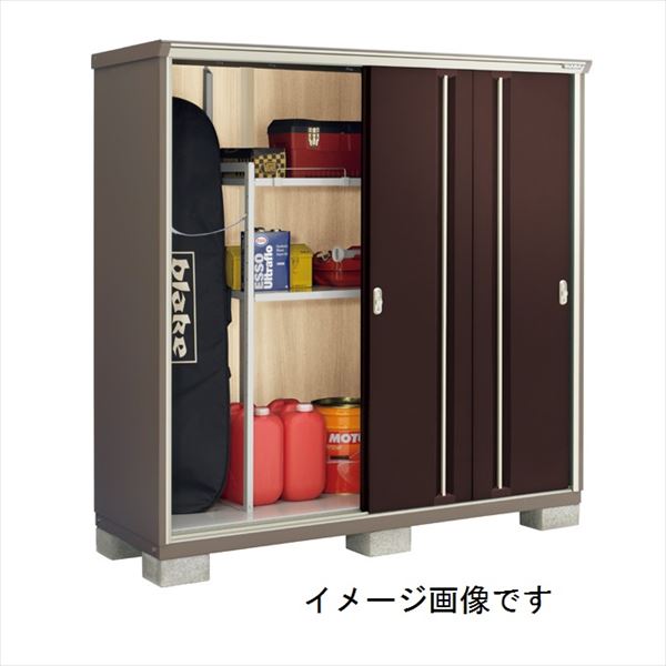 【二重構造　結露出にくい】イナバ物置 KMW／ナイソーシスター KMW-197E CB 全面棚タイプ『物置 屋外 小型 小屋 倉庫 収納庫 diy キット おしゃれ』【関東・東海地方限定配送】【追加金額で取付工事可能】 CB(クラシックブラウン)
