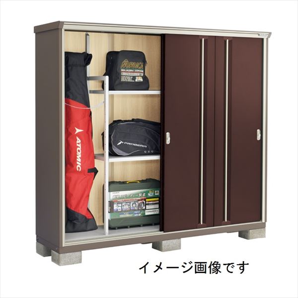 【二重構造　結露出にくい】イナバ物置 KMW／ナイソーシスター KMW-216E CB 全面棚タイプ『物置 屋外 小型 小屋 倉庫 収納庫 diy キット おしゃれ』【関東・東海地方限定配送】【追加金額で取付工事可能】 CB(クラシックブラウン)
