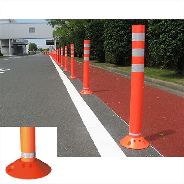 保安道路企画 ラウンドポスト 250台座 接着固定タイプ H\u003d400 RP400-25 『車止め ポール』 14,985円