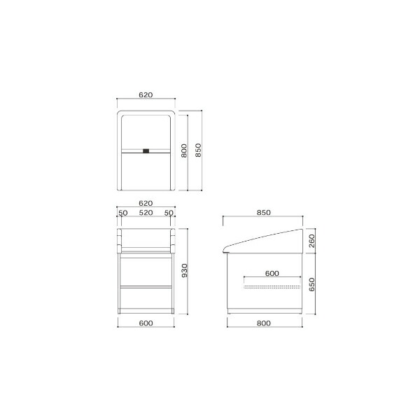西日本産 オモイオ(omoio) オムツっ子NW W620×D850×H930mm BR-NW (旧品番:C-101) | bacovinhos.com.br