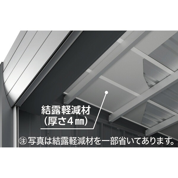 【単品購入不可】【受注生産品】イナバ物置 ARCIA FIT アルシアフィット オプション DM-1830HDA DM-1830HDB Type A Type B 兼用 結露軽減材付屋根 追加金額|エクステリアのプロショップ キロ