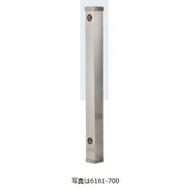 カクダイ ステンレス鋼水栓柱 60角 L\u003d700 6161-700 『水栓柱・立水栓 水道の栓は別売り』