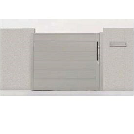 リクシル アウタースライドD型 戸当たり柱使用 12-12 引き戸『LIXIL ゲート 部材 ガーデン 住宅 境界 入口 塀 壁 diy おしゃれ 形材 門扉』 シャイングレー|エクステリアのプロショップ キロ