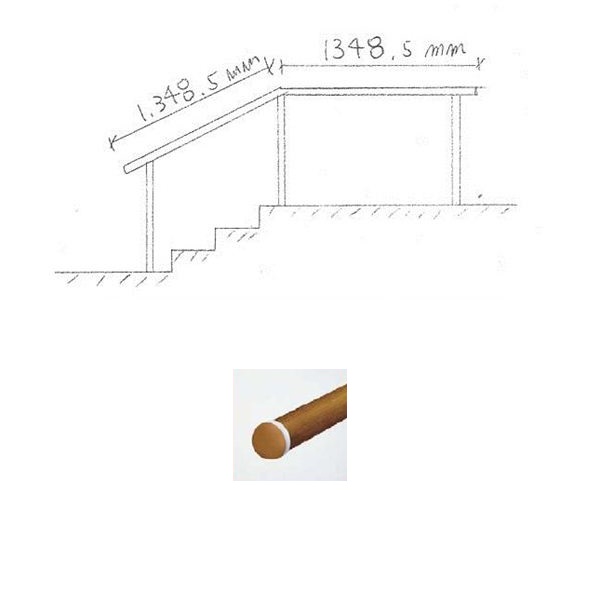 『セット販売』 YKKAP 歩行補助用手すり パルトナーUDフェンス1型 A型笠木 1コーナーセット 手すり:木調色|エクステリアのプロショップ キロ