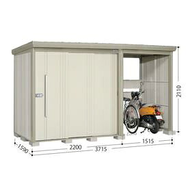タクボ物置 TP/ストックマンプラスアルファ TP-SZ3715 多雪型 『物置 屋外 大型 倉庫 小屋 収納庫 diy サイクルポート タイヤ テント 庭 おしゃれ』【追加金額で取付工事可能】 ムーンホワイト|エクステリアのプロショップ キロ