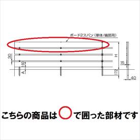 リクシル 樹ら楽ステージ ボードラインフェンス 面材 ボードセット 2700（2枚入り） 単体／端部用 2スパン 『リクシル』 『ウッドデッキ 人工木 フェンス』｜エクステリアのプロショップ　キロ