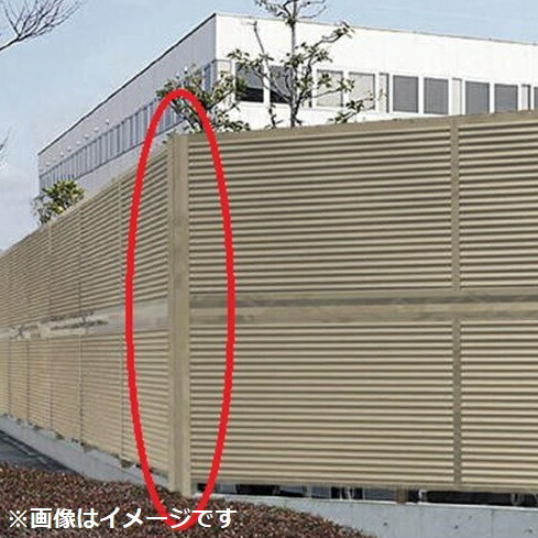 【法人様限定商品 個人宅・現場配送不可】四国化成　防風・防音フェンス　オプション　02：コーナージョイント　2段用　15（上）-15（下）用　02DCJ-30SC　『アルミフェンス　柵』
