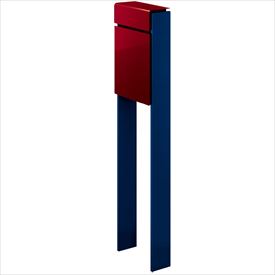 YKK フィッテ （上入れ前だし） DPB-1 『ポスト＋柱セット』 ポスト：シックレッド／柱：プレシャスブルー 45,480円