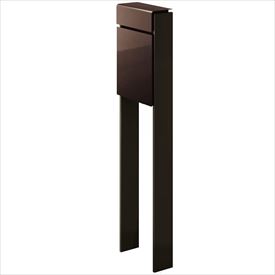 YKK フィッテ （上入れ前だし） DPB-1 『ポスト＋柱セット』 ポスト：ダークブラウン／柱：シュペリグレイ