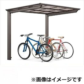サイクルポート リクシル フーゴF ミニ 基本 18-36型 ロング柱（H25） ポリカ板 『サビに強いアルミ製 家庭用 自転車置き場 屋根』 アルミ形材色 75,015円