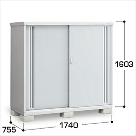 【長もの収納タイプ】イナバ物置 MJX／シンプリー MJX-177DP PS 長もの収納タイプ『物置 屋外 小型 小屋 倉庫 収納庫 イナバ diy キット スリム おしゃれ』【関東・東海地方限定配送】【追加金額で取付工事可能】 PS(プラチナシルバー)