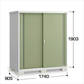 【棚が大きい】イナバ物置 MJX／シンプリー MJX-179E JG 全面棚タイプ『物置 屋外 小型 小屋 倉庫 収納庫 イナバ diy キット スリム おしゃれ』【関東・東海地方限定配送】【追加金額で取付工事可能】 JG(ジェードグリーン)