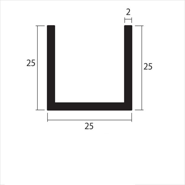 安田株式会社 往往表し方用具 アルミニウムテレビジョン放送局 回合定規 L 4 000 2 0 25 25 外方身構diy部分品 Restaurantbrace Dk