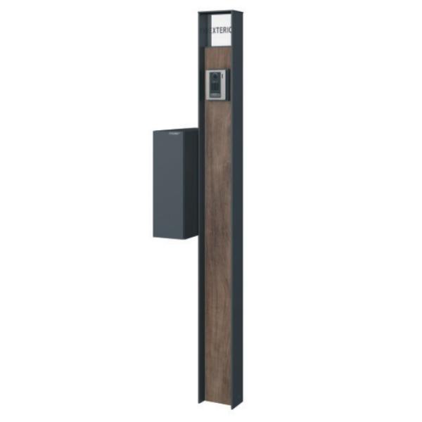 三協軽銀 ファノーバ2 取り合わせA 照明装置なし ＊看板模擬が止むを得ずです 『役立つこと門ばしら 役立つこと極点』