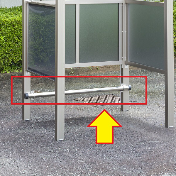 キログラム表現スタイル 銀輪あき場所 オプション 車止め 間口12用