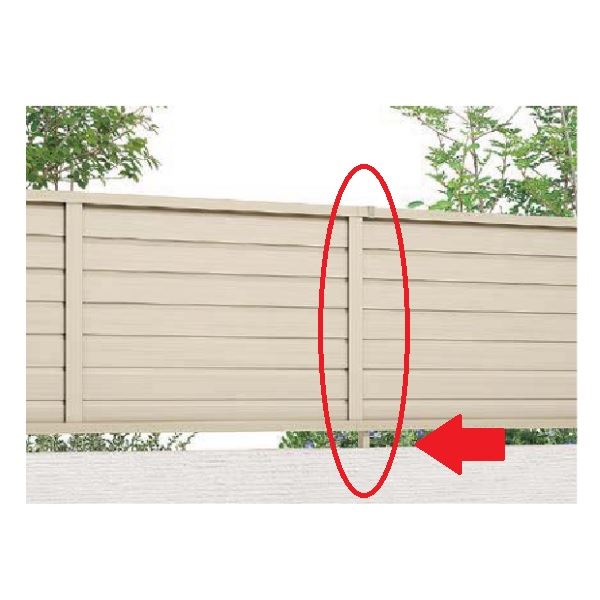【柱】 フェンス 目隠し LIXIL フェンスAB YL2型 柱 H1000 高さ100cm フリーポール 支柱 アルミ形材+ラッピング形材色 『リクシル 柱のみ 柱だけ 屋外 アルミ 庭 diy おしゃれ 柵 塀 風よけ 境界 外構 ガーデン』 4,326円