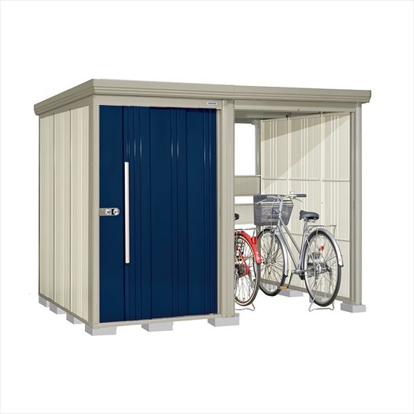 タクボ物置 TP／ストックマンプラスアルファ TP-SZ2819 多雪型 『物置 屋外 大型 倉庫 小屋 収納庫 diy サイクルポート タイヤ テント 庭 おしゃれ』【追加金額で取付工事可能】 ディープブルー｜エクステリアのプロショップ　キロ