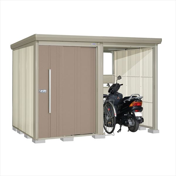 タクボ物置 TP／ストックマンプラスアルファ TP-3019 一般型 『物置 屋外 大型 倉庫 小屋 収納庫 diy サイクルポート タイヤ テント 庭 おしゃれ』【追加金額で取付工事可能】 カーボンブラウン｜エクステリアのプロショップ　キロ