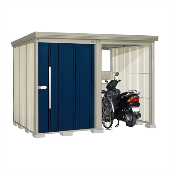 タクボ物置 TP/ストックマンプラスアルファ TP-Z3019 一般型 『物置 屋外 大型 倉庫 小屋 収納庫 diy サイクルポート タイヤ テント 庭 おしゃれ』【追加金額で取付工事可能】 ディープブルー|エクステリアのプロショップ キロ