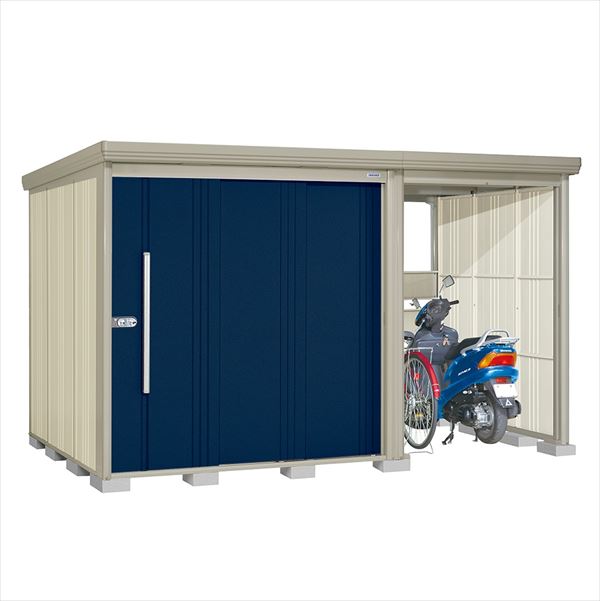 タクボ物置 TP／ストックマンプラスアルファ TP-3719 一般型 『物置 屋外 大型 倉庫 小屋 収納庫 diy サイクルポート タイヤ テント 庭 おしゃれ』【追加金額で取付工事可能】 ディープブルー