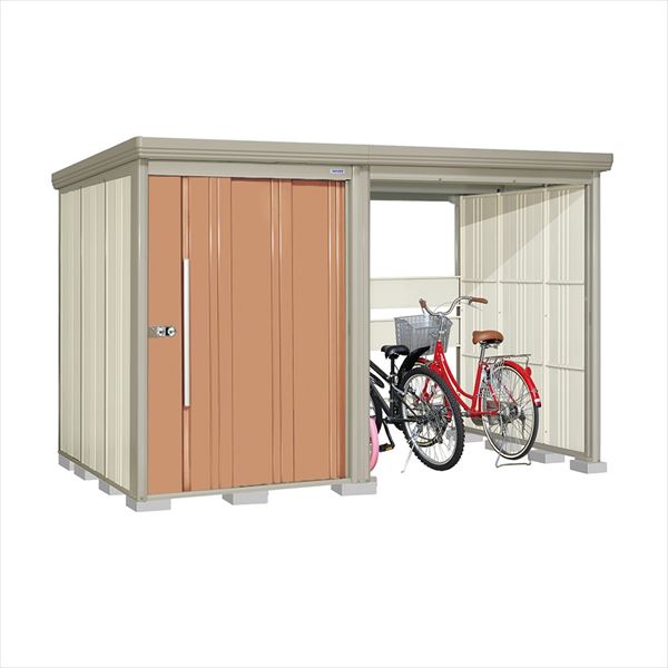 タクボ物置 TP/ストックマンプラスアルファ TP-33R19 一般型 『物置 屋外 大型 倉庫 小屋 収納庫 diy サイクルポート タイヤ テント 庭 おしゃれ』【追加金額で取付工事可能】 トロピカルオレンジ|エクステリアのプロショップ キロ