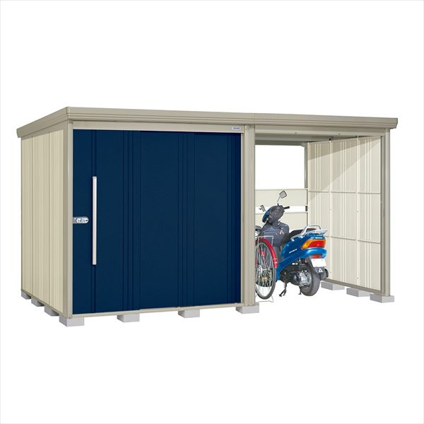 タクボ物置 TP/ストックマンプラスアルファ TP-S40R19 多雪型 『物置 屋外 大型 倉庫 小屋 収納庫 diy サイクルポート タイヤ テント 庭 おしゃれ』【追加金額で取付工事可能】 ディープブルー