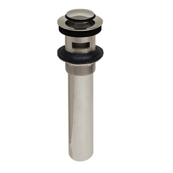 オンリーワン アンティーク水栓 排水部品 プッシュ式ドレンユニット32(横穴付き) AE4-MAPDHPN 『水栓柱・立水栓 室内専用』 Pニッケル