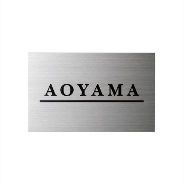 美濃クラフト 小さな表札シリーズ 小さなステンレス表札 ES-9 『表札 サイン 戸建』